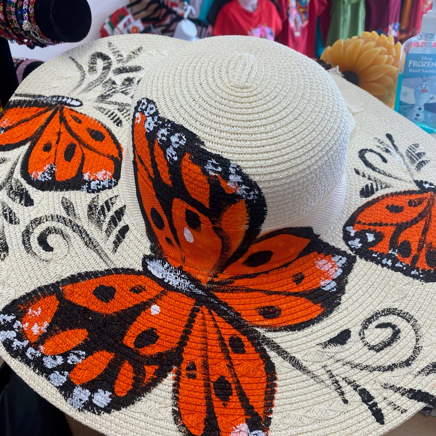 Hand painted Beach Hat