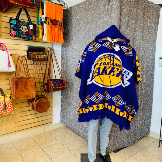 Lakers Alpaca Wool Poncho