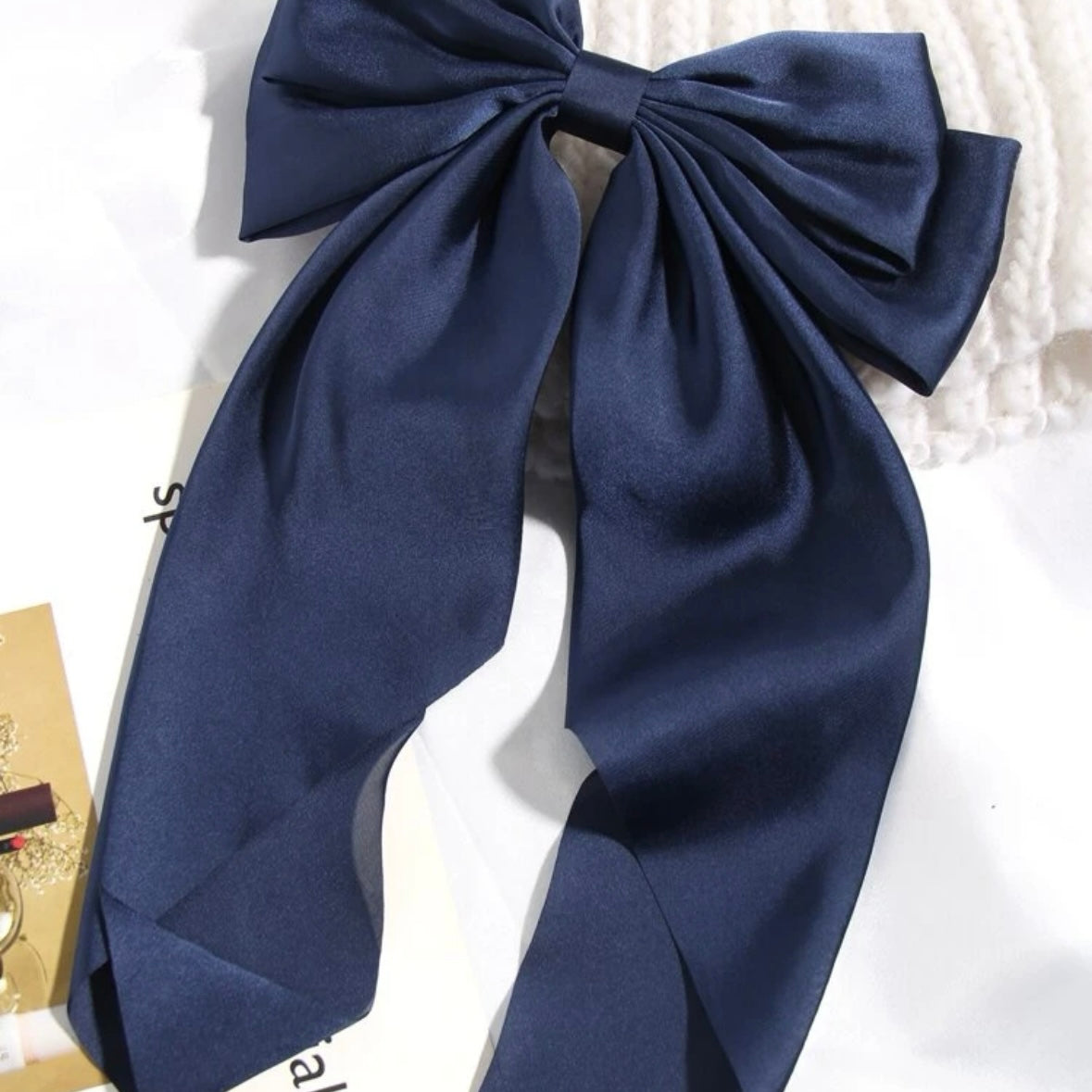 Large Coquette Satin Hair Bows