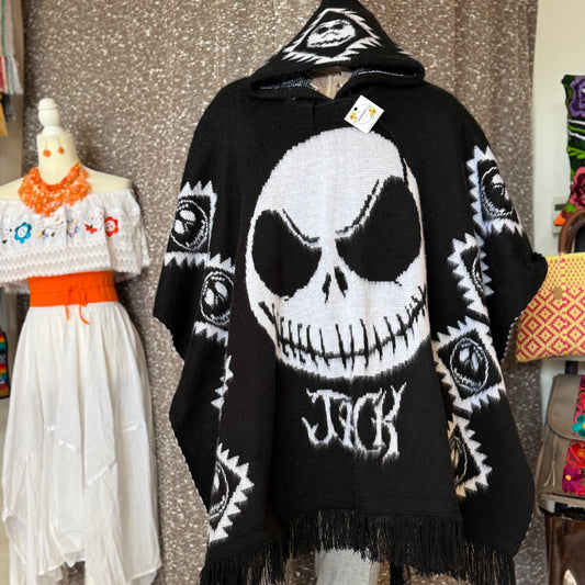 Jack Skellington Alpaca Poncho