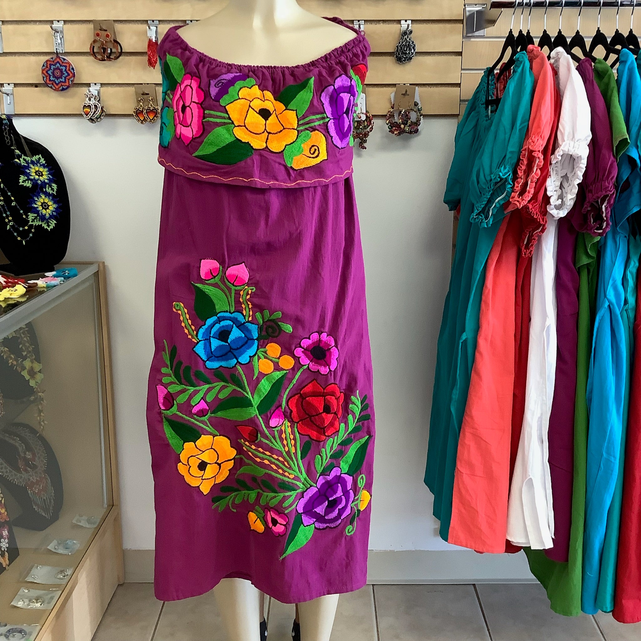 Purple 2024 campesino dress