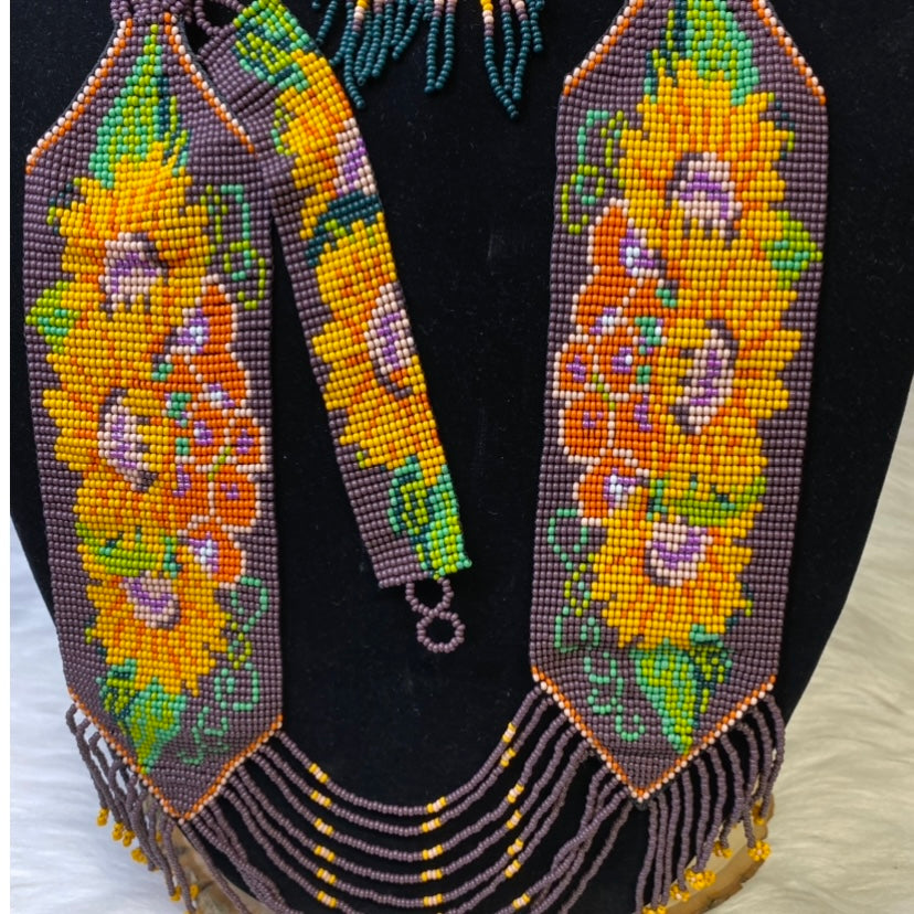 Handcraft Beaded Long Necklace